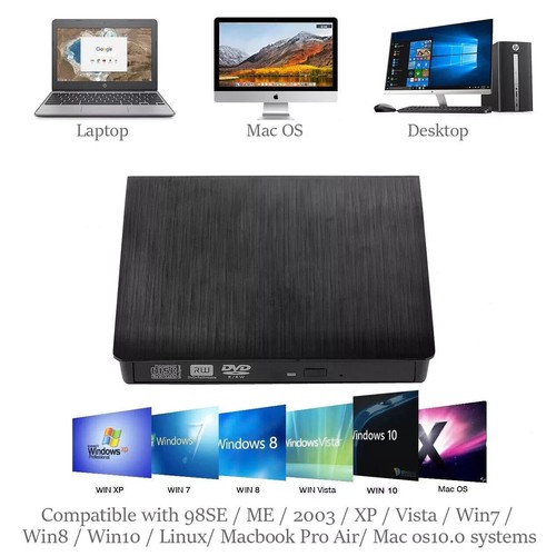 Slim external dvd rom drive - external,